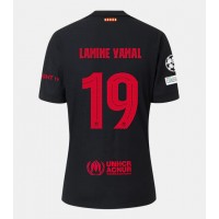 Camiseta Barcelona Lamine Yamal #19 Segunda Equipación Replica 2024-25 mangas cortas